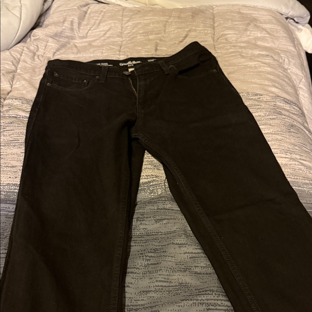 Goodfellow & Co Men's Black Straight Jeans 32x34